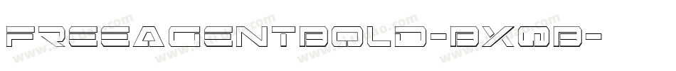 FreeAgentBold-BxqB字体转换
