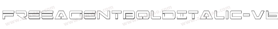 FreeAgentBoldItalic-v6ZZ字体转换