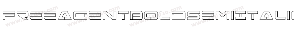 FreeAgentBoldSemiItalic-7g1E字体转换 FreeAgentBoldSemiItalic-7g1E字体转换