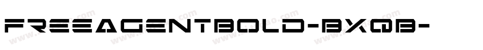 FreeAgentBold-BxqB字体转换