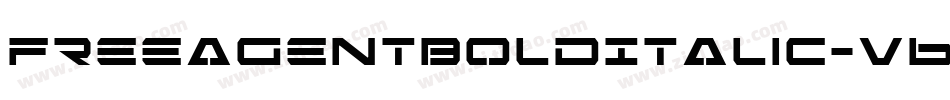 FreeAgentBoldItalic-v6ZZ字体转换