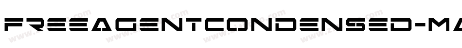 FreeAgentCondensed-mAlV字体转换