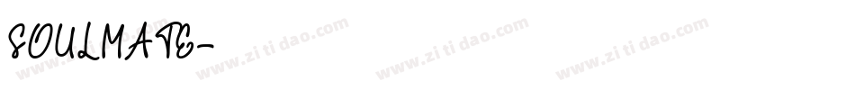 SOULMATE字体转换