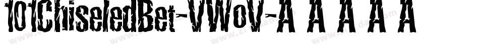 101ChiseledBet-VWoV字体转换