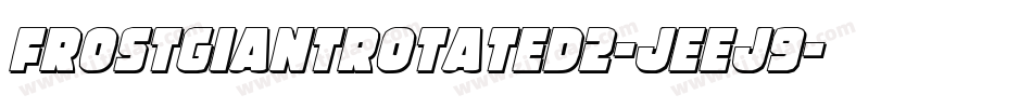 FrostGiantRotated2-jEEj9字体转换