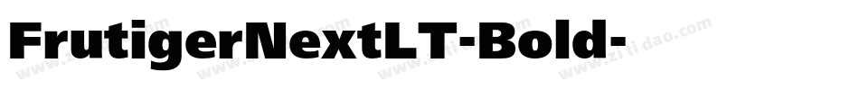 FrutigerNextLT-Bold字体转换