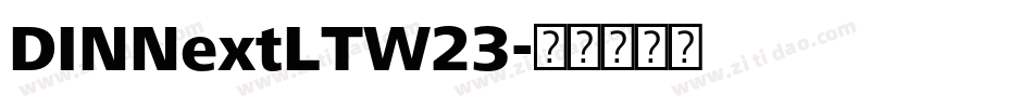 DINNextLTW23字体转换