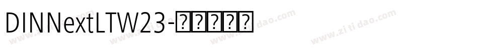 DINNextLTW23字体转换