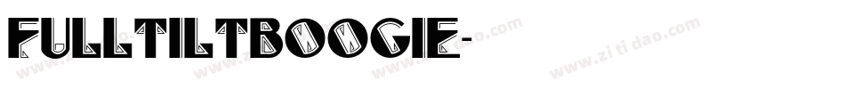 FullTiltBoogie字体转换