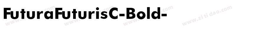 FuturaFuturisC-Bold字体转换