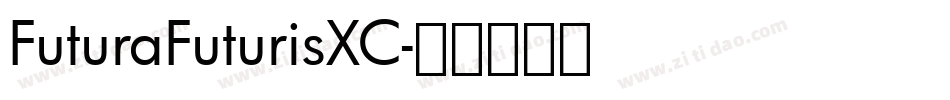 FuturaFuturisXC字体转换