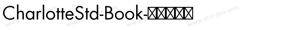 CharlotteStd-Book字体转换
