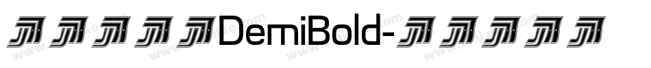 方正非凡体DemiBold字体转换