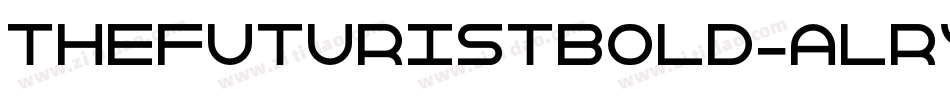 TheFuturistBold-ALR46字体转换