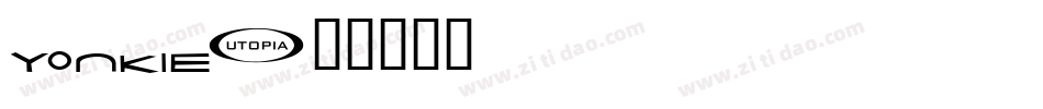yonkie字体转换