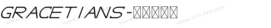 GRACETIANS字体转换