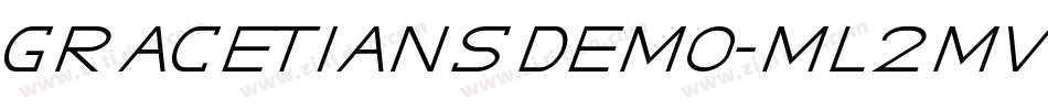 GracetiansDemo-mL2mV字体转换