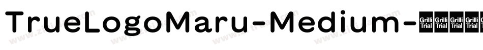 TrueLogoMaru-Medium字体转换