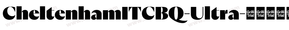 CheltenhamITCBQ-Ultra字体转换