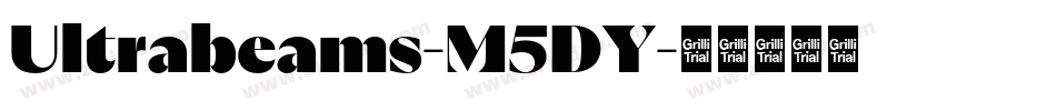 Ultrabeams-M5DY字体转换