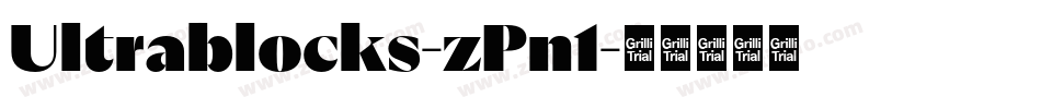 Ultrablocks-zPn1字体转换