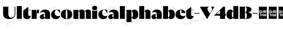 Ultracomicalphabet-V4dB字体转换