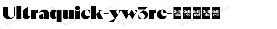 Ultraquick-yw3re字体转换