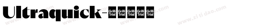Ultraquick字体转换