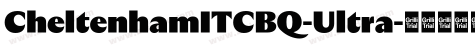 CheltenhamITCBQ-Ultra字体转换