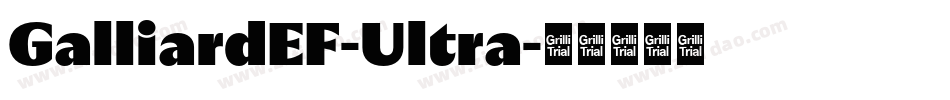 GalliardEF-Ultra字体转换