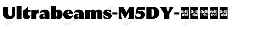 Ultrabeams-M5DY字体转换