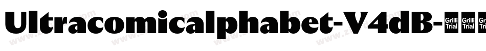Ultracomicalphabet-V4dB字体转换