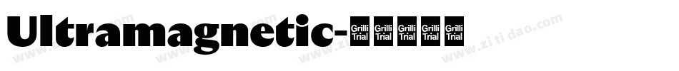 Ultramagnetic字体转换