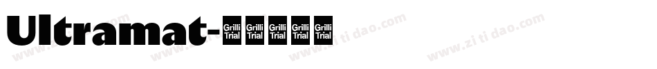 Ultramat字体转换