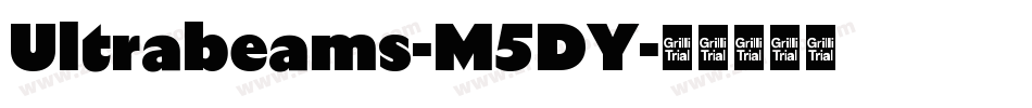 Ultrabeams-M5DY字体转换