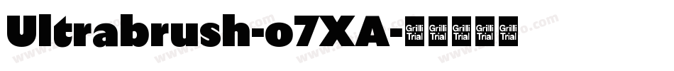 Ultrabrush-o7XA字体转换