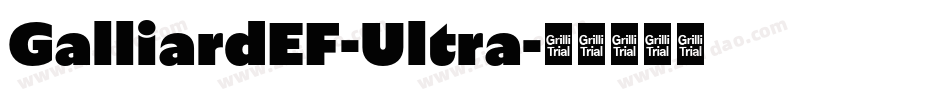 GalliardEF-Ultra字体转换