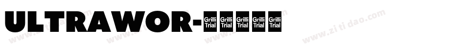 ULTRAWOR字体转换