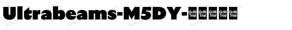 Ultrabeams-M5DY字体转换