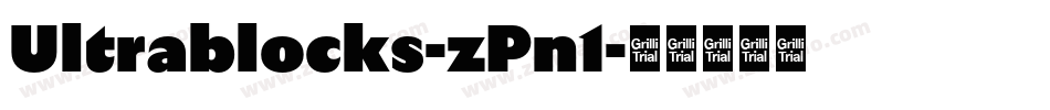 Ultrablocks-zPn1字体转换