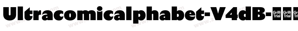 Ultracomicalphabet-V4dB字体转换