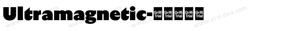 Ultramagnetic字体转换