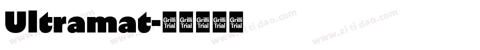 Ultramat字体转换