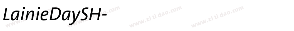 LainieDaySH字体转换