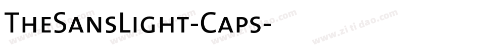 TheSansLight-Caps字体转换