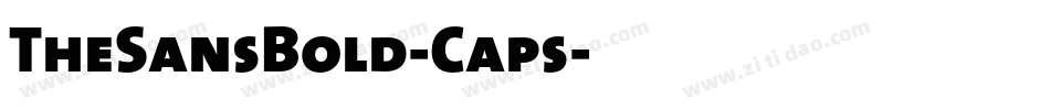 TheSansBold-Caps字体转换