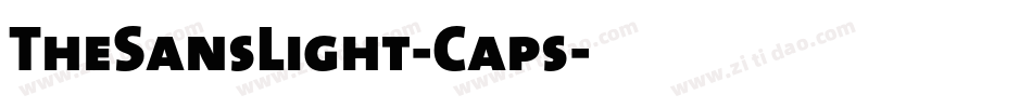 TheSansLight-Caps字体转换