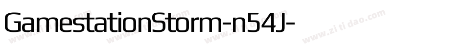 GamestationStorm-n54J字体转换