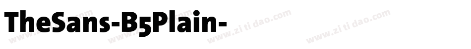 TheSans-B5Plain字体转换