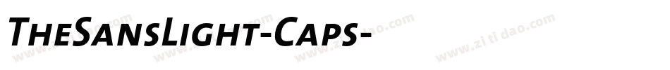 TheSansLight-Caps字体转换